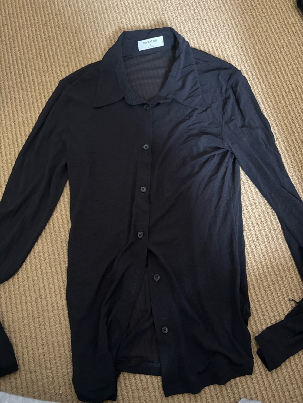 Aritzia babaton mesh long sleeve